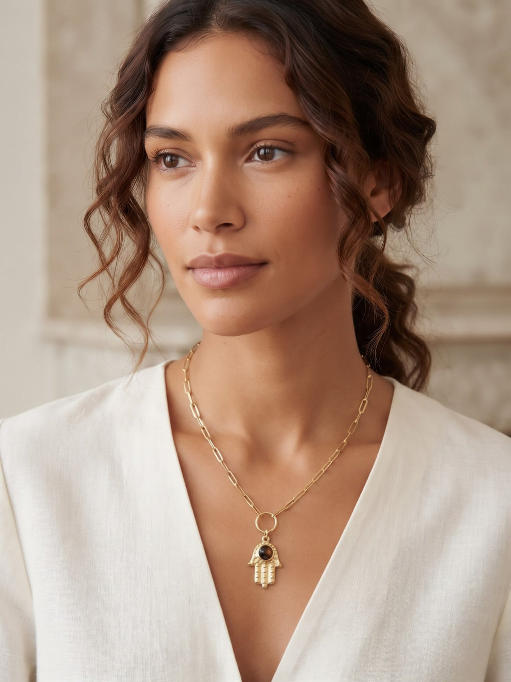 Hamsa Necklace