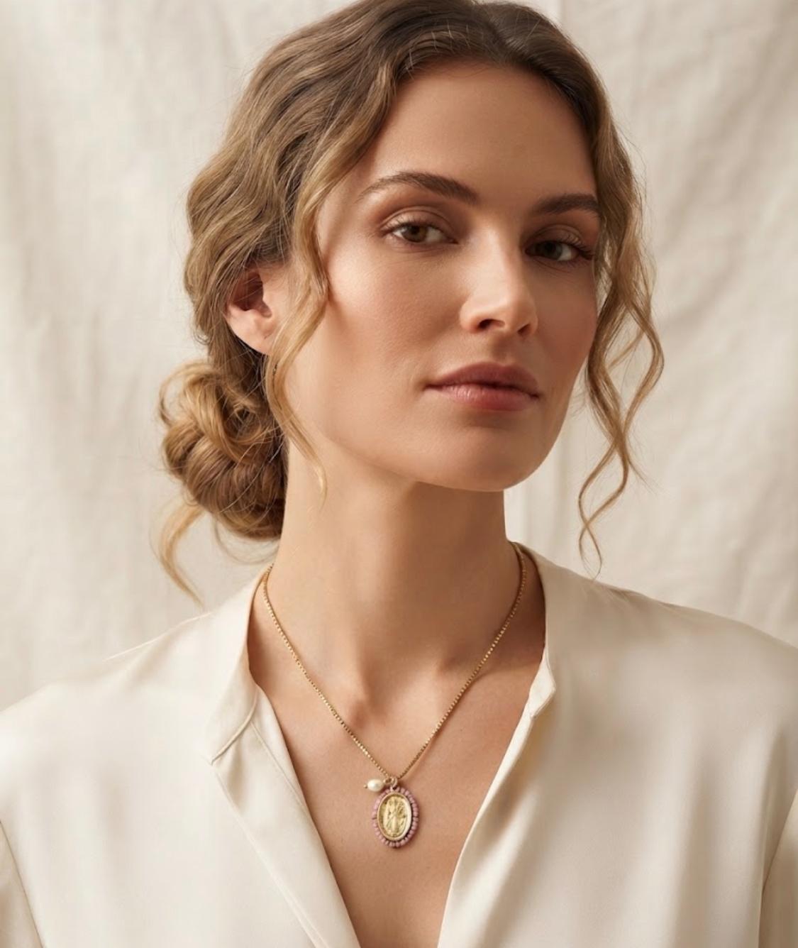 Saint Michael the Archangel necklace