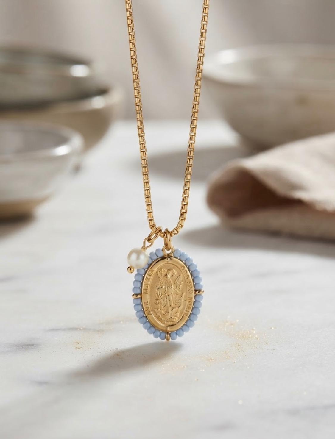 Saint Michael the Archangel necklace