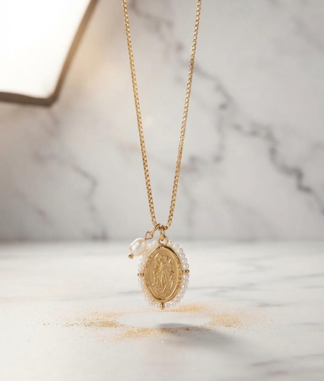 Saint Michael the Archangel necklace
