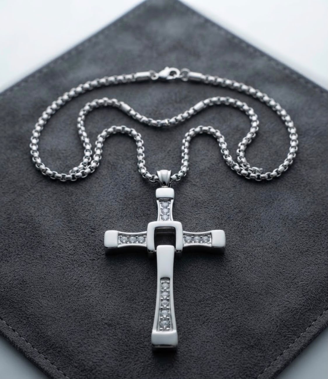 Diesel Cross Necklace