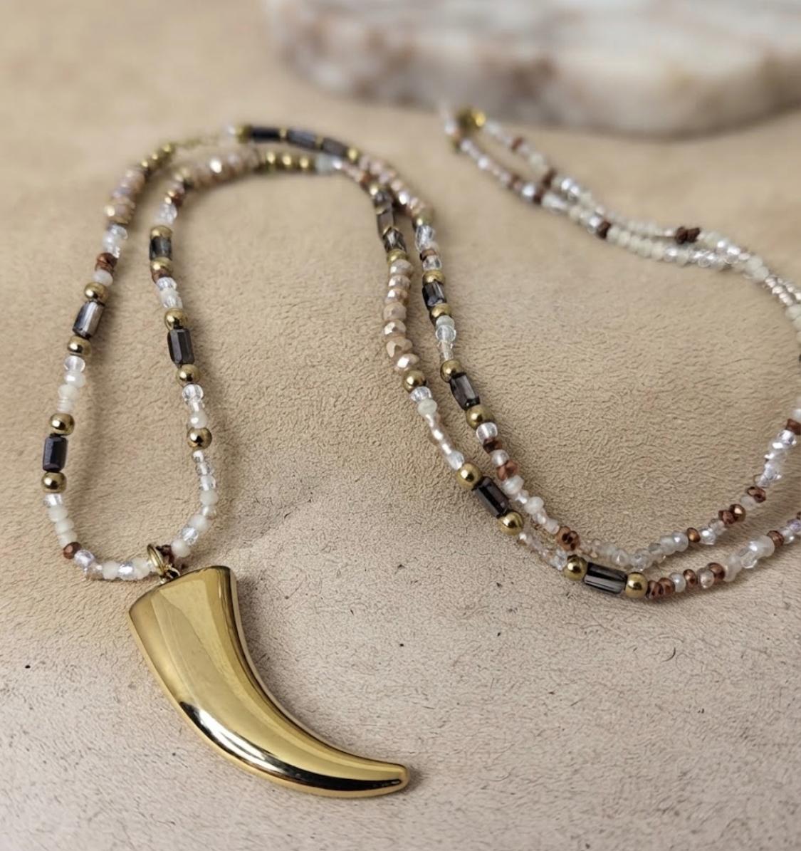 Gold Prey Necklace