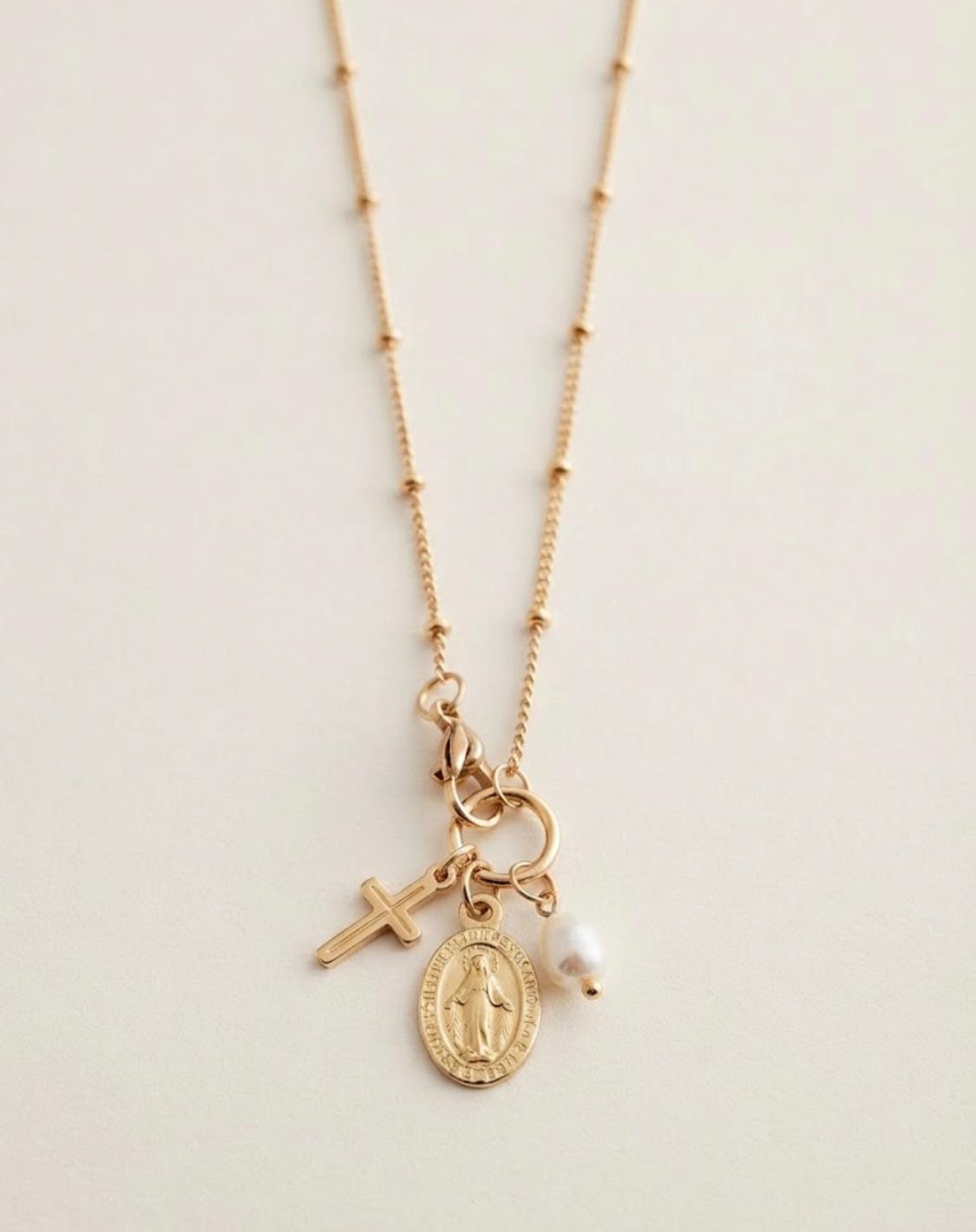 Our Lady of Graces Protection Necklace